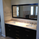 Custom Cabinet and Tile